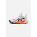 アシックス メンズ バスケットボール スポーツ METARISE 2 - Handball shoes - white/indigo fog