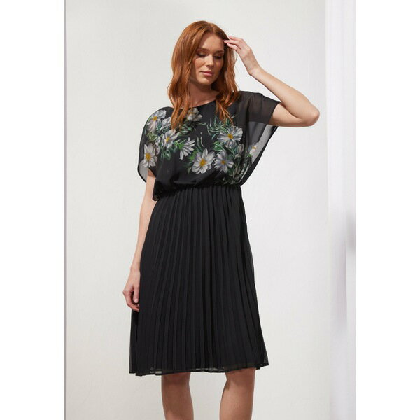アンナ フィールド レディース ワンピース トップス Cocktail dress / Party dress - black/multi-coloured