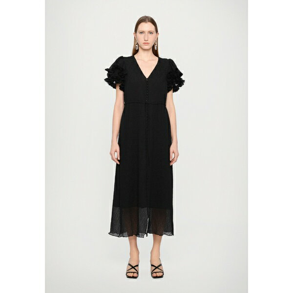ۥեޥ ڥϡ ǥ ԡ ȥåץ Day dress - black