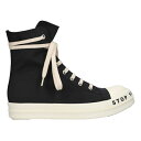 Rick Owens リックオウエンス メンズ スニーカー 【Rick Owens DRKSHDW High Stop Your Breath Black】 サイズ US_10(28.0cm) Black/White