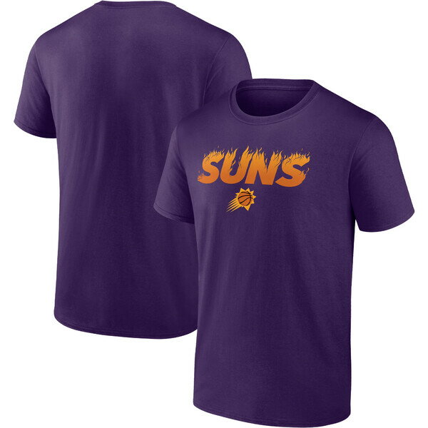 ファナティクス メンズ Tシャツ トップス Phoenix Suns Fanatics Branded On Fire Hometown Collection TShirt Purple