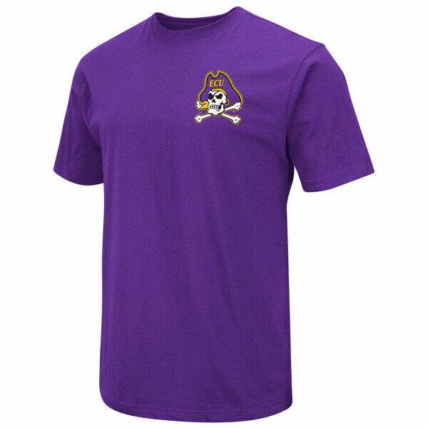 コロシアム メンズ Tシャツ トップス ECU Pirates Colosseum Baseball OnDeck 2Hit TShirt Purple