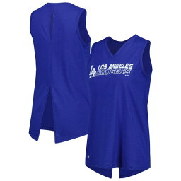 レベルウェア レディース Tシャツ トップス Los Angeles Dodgers Levelwear Women's Paisley Chase VNeck Tank Top Royal