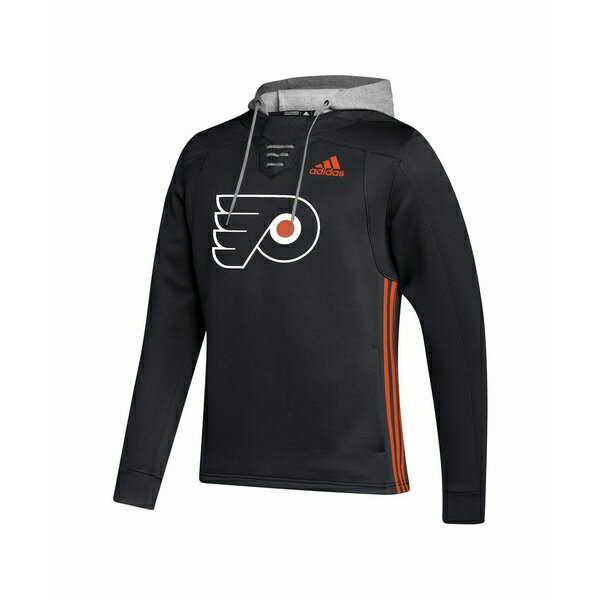 アディダス レディース パーカー・スウェットシャツ アウター Men's Black Philadelphia Flyers Skate ..