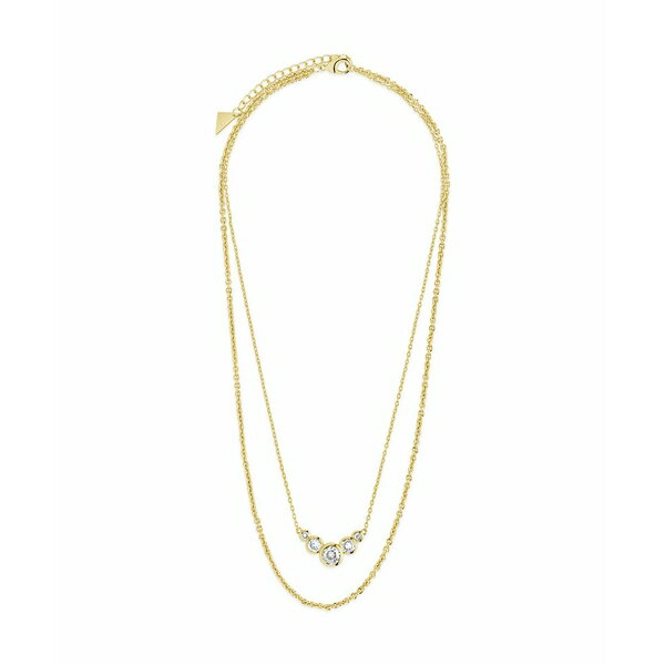 X^[OtH[Go[ fB[X lbNXE`[J[Ey_ggbv ANZT[ Cubic Zirconia Eileen Layered Necklace Gold