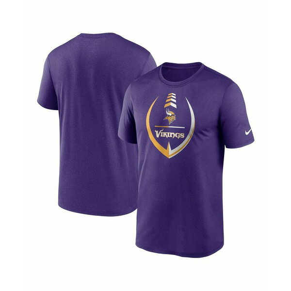 ナイキ レディース Tシャツ トップス Men's Purple Minnesota Vikings Icon Legend Performance T-shirt Purple