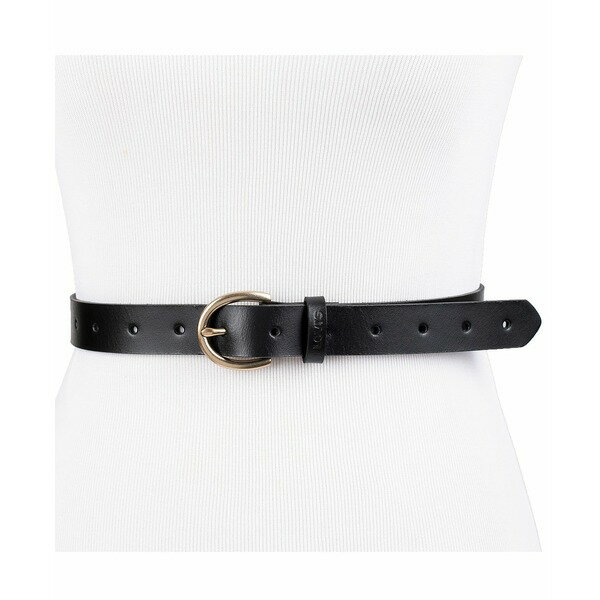 リーバイス リーバイス レディース ベルト アクセサリー Women's Slim Adjustable Perforated Leather Belt Black