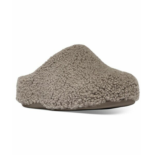 フィットフロップ レディース オックスフォード シューズ Women's Shuv Curly-Shearling Clogs Taupe