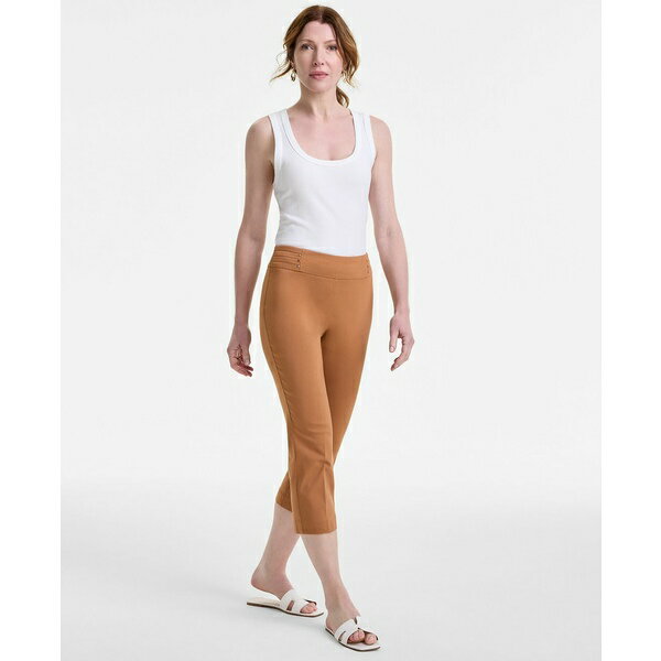 ジェイエムコレクション レディース カジュアルパンツ ボトムス Women's Pull-On Capri Tummy-Control ..