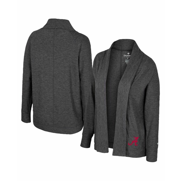 コロシアム レディース ニット&セーター アウター Women's Charcoal Alabama Crimson TideDash Cardiga..