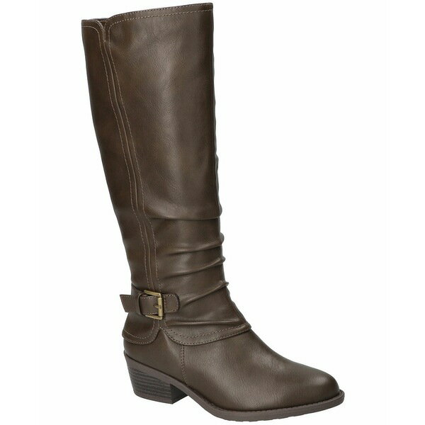 イージーストリート レディース ブーツ シューズ Women's Tenille Plus Wide Calf Boots Brown
