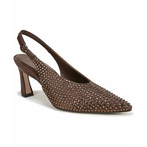 ナチュライザー レディース ヒール シューズ Women's Elaine Slingback Pumps Cocoa Brown Sparkle Satin