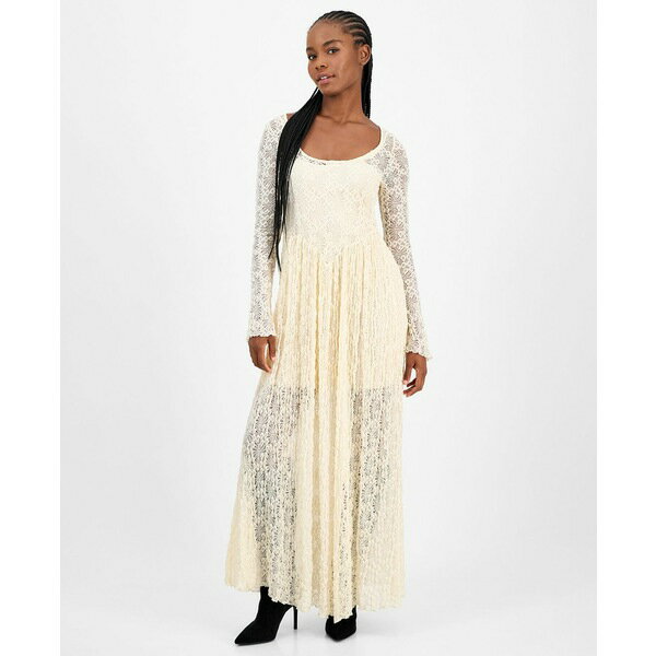 アンド ナウ ディス レディース ワンピース トップス Women's Lace Scoop-Neck Maxi Dress, Macy's Exc..