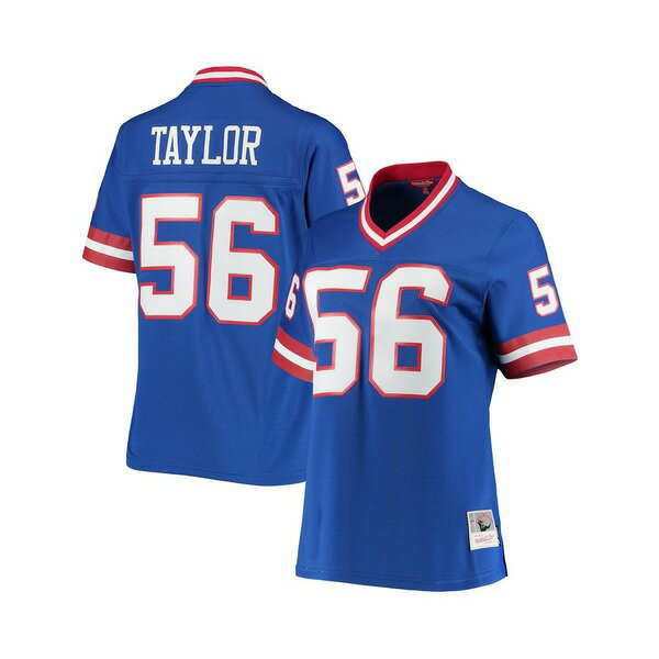ミッチェル&ネス レディース カットソー トップス Women's Lawrence Taylor Royal New York Giants 198..