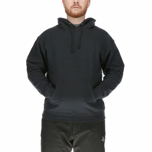 リフリッジウェア メンズ パーカー・スウェットシャツ アウター Big & Tall Fleece Hoodie - Warm Pullover with Kangaroo Pocket Black