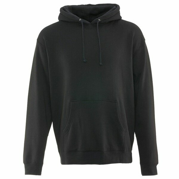 リフリッジウェア メンズ パーカー・スウェットシャツ アウター Big & Tall Fleece Hoodie - Warm Pullover with Kangaroo Pocket Black