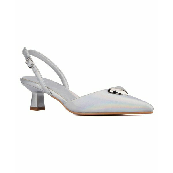 オリビアミラー レディース ヒール シューズ Women's Mystic Slingback Heels Silver