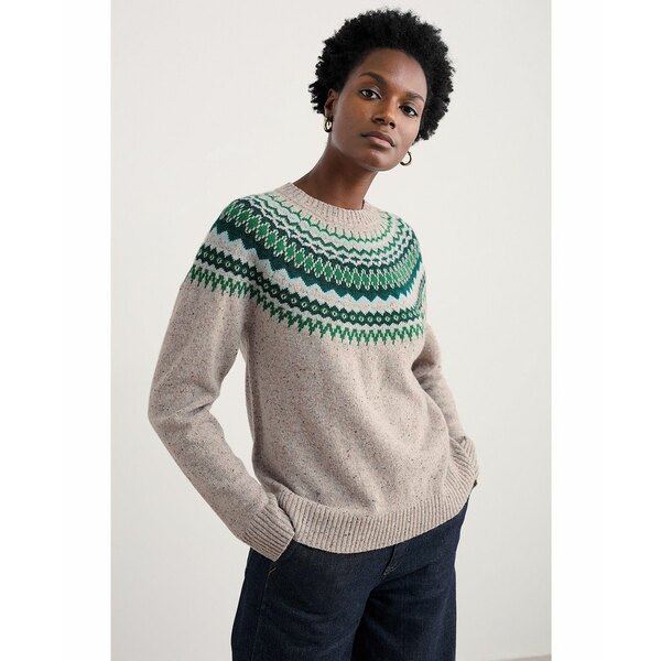  󥦥 ǥ ˥å&  Women's Gurnard's Head Sweater Windward aran multi