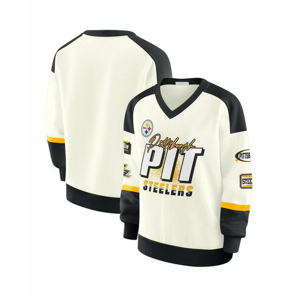 ウェア バイ エリン・アンドリューズ レディース パーカー・スウェットシャツ アウター Women's Cream ..