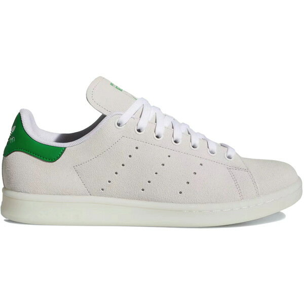 adidas アディダス メンズ スニーカー 【adidas Stan Smith Cloud White Green Suede】 サイズ US_8.5(26.5cm) Cloud White/Green/Cloud White