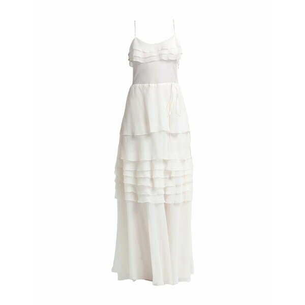 ̵ ٥륿 եåƥ ǥ ԡ ȥåץ Maxi dresses Ivory