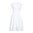 【送料無料】 ヨーロピアンカルチャー レディース ワンピース トップス Midi dresses White