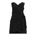 【送料無料】 フェデリカ・トシ レディース ワンピース トップス Short dresses Black