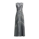 【送料無料】 アルベルタ フェレッティ レディース ワンピース トップス Long dresses Silver