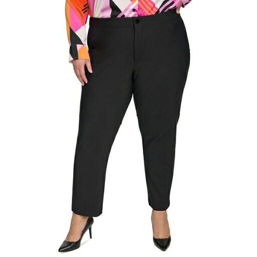 カールラガーフェルド レディース カジュアルパンツ ボトムス Plus Size Mid Rise Compression Pants, First@Macys Black カールラガーフェルド レディース カジュアルパンツ ボトムス Plus Size Mid Rise Compression Pants, First@Macys Black
