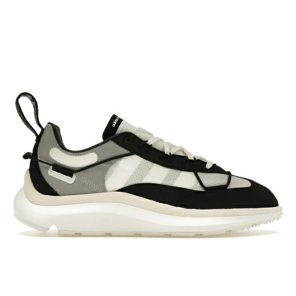 adidas アディダス メンズ スニーカー 【adidas Y-3 Shiku Run Chalk White】 サイズ US_12.5(30.5cm) Black/Core White/Chalk White