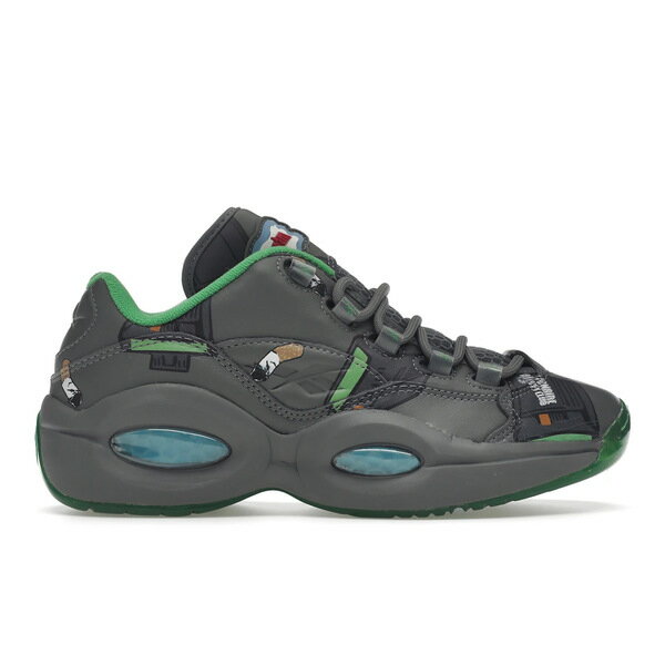 Reebok リーボック メンズ スニーカー 【Reebok Question Low BBC Ice Cream Beepers & Butts】 サイズ US_6.5(24.5cm) Grey/Green