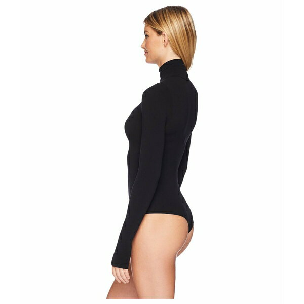 コマンドー レディース シャツ トップス Ballet Body Turtleneck Bodysuit KT032 Black