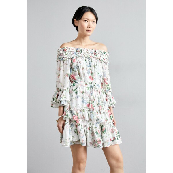 ニードルアンドスレッド レディース ワンピース トップス FLORAL FANTASY OFF SHOULDER MICRO MINI DRESS - Cocktail dress / Party dress - moonshine