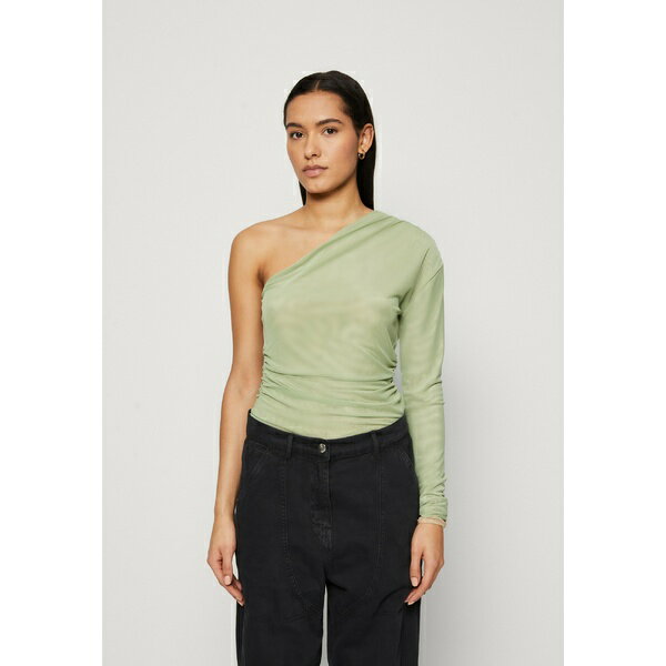 デイ・ビルゲール・エ・ミッケルセン レディース Tシャツ トップス SHONA SOLID - Long sleeved top - algave green