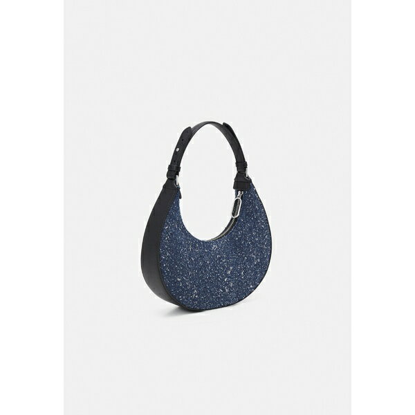 カール ラガーフェルド ジーンズ レディース ハンドバッグ バッグ SMALL HALF MOON - Handbag - white/blue 3