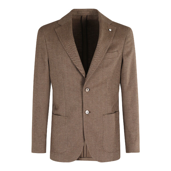 ルイジ・ビアンキ・マントヴァ メンズ ジャケット＆ブルゾン アウター Giacca Cotone Mano Cashmere Tabacco