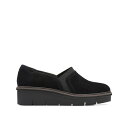 クラークス レディース スニーカー シューズ Women 039 s Collection Airabell Mid Shoes Black Suede