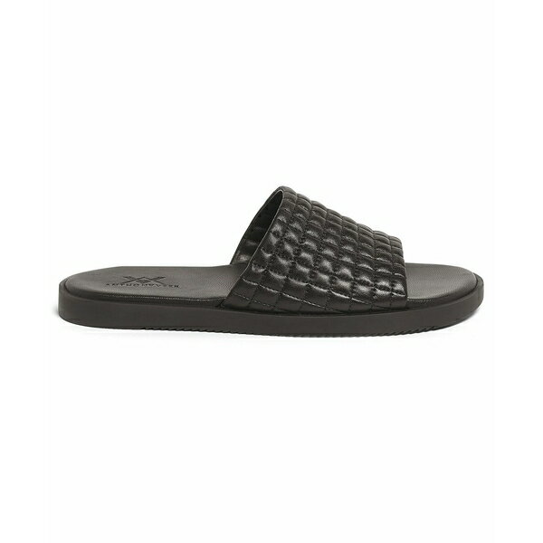 アンソニー ヴィア メンズ スリッポン ローファー シューズ Men 039 s Miami Comfort Slip On Slides Black