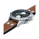ハミルトン カーキ 腕時計（レディース） ハミルトン レディース 腕時計 アクセサリー Watch, Men's Swiss Automatic Chronograph Khaki X-Wind Brown Leather Strap 44mm H77616533 -