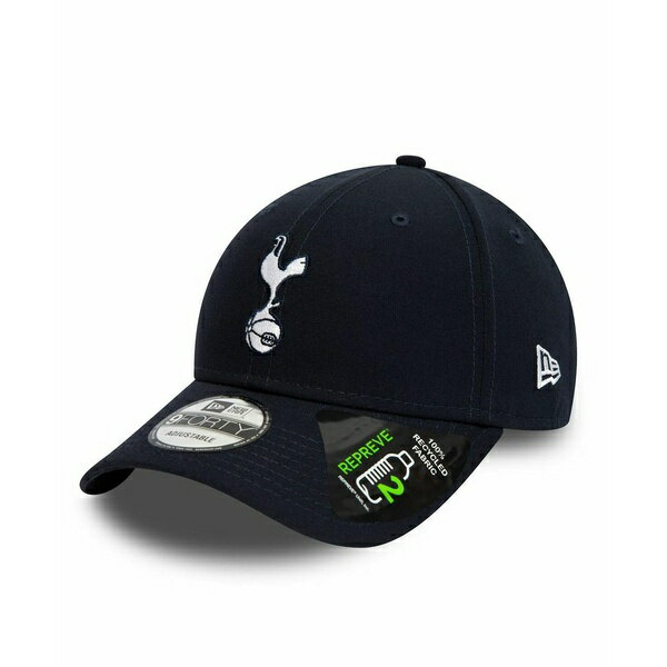 ニューエラ レディース 帽子 アクセサリー Men's Navy Tottenham Hotspur Logo 9FORTY Adjustable Hat Navy