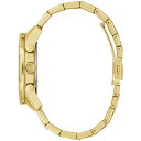 Lx fB[X rv ANZT[ Men's Chronograph Gold Tone Stainless Steel Bracelet Watch 44mm Gold-tone