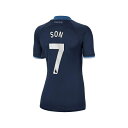 ナイキ レディース Tシャツ トップス Women 039 s Son Heung-Min Navy Tottenham Hotspur 2023/24 Away Stadium Replica Player Jersey Navy