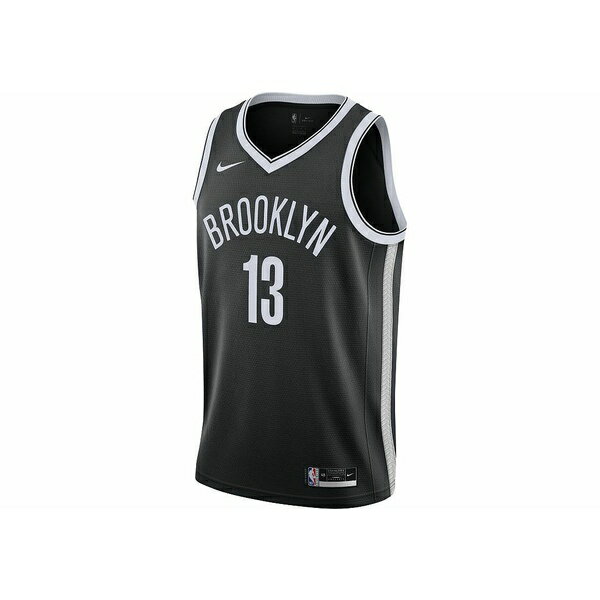 ナイキ レディース Tシャツ トップス Brooklyn Nets Men 039 s Icon Swingman Jersey - James Harden Black