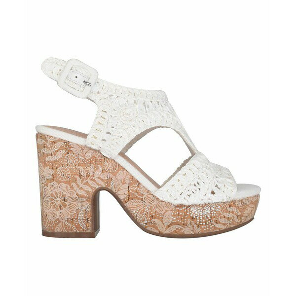 インポ レディース サンダル シューズ Women 039 s Osanna Woven Raffia Platform Sandals White