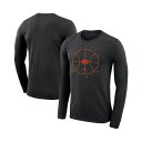 ジョーダン レディース Tシャツ トップス Men's Black Florida Gators Basketball Icon Legend Performance Long Sleeve T-shirt Black