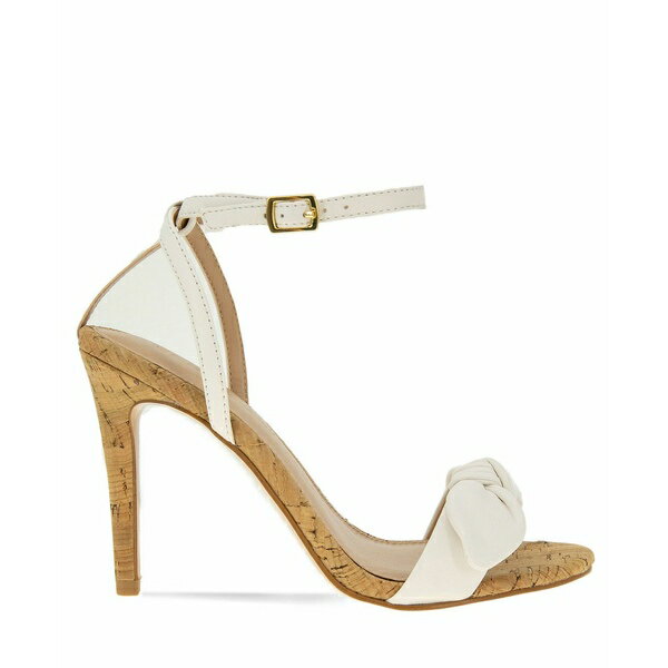 BCBジェネレーション レディース サンダル シューズ Women's Jamina Bow Detail Dress Sandal Cloud Dancer Leather, Cork