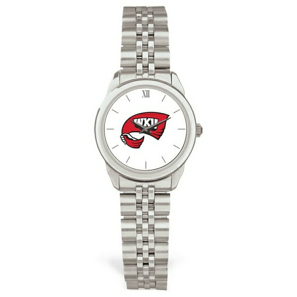 ジャーディン レディース 腕時計 アクセサリー Western Kentucky Hilltoppers Women's Logo Medallion Rolled Link Bracelet Wristwatch Silver