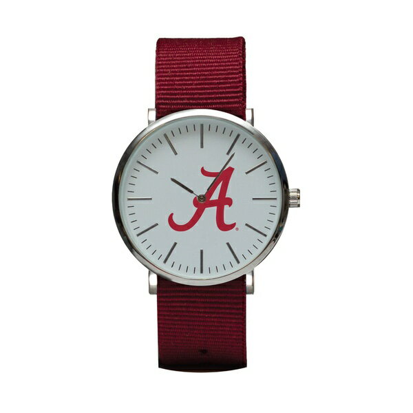 楽天astyジャーディン メンズ 腕時計 アクセサリー Alabama Crimson Tide Stitch Nylon Strap Watch Crimson