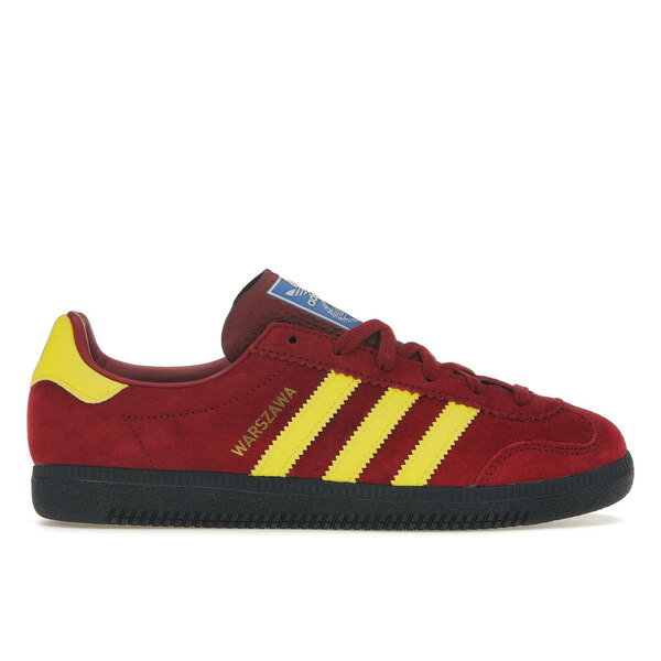 adidas アディダス メンズ スニーカー 【adidas Warszawa SPZL】 サイズ US_8(26.0cm) Noble Maroon Bright Yellow 1