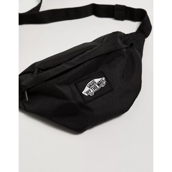 バンズ レディース ボディバッグ・ウエストポーチ バッグ Vans Traveler fanny pack in black Black